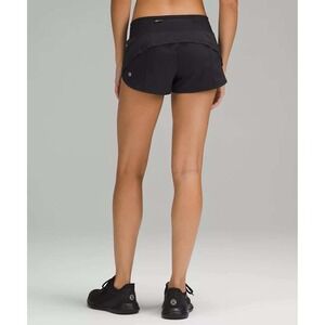 Lululemon‎ Speed Up LR Short 2.5" Lined Black NWT SZ 12 Athletic Performance